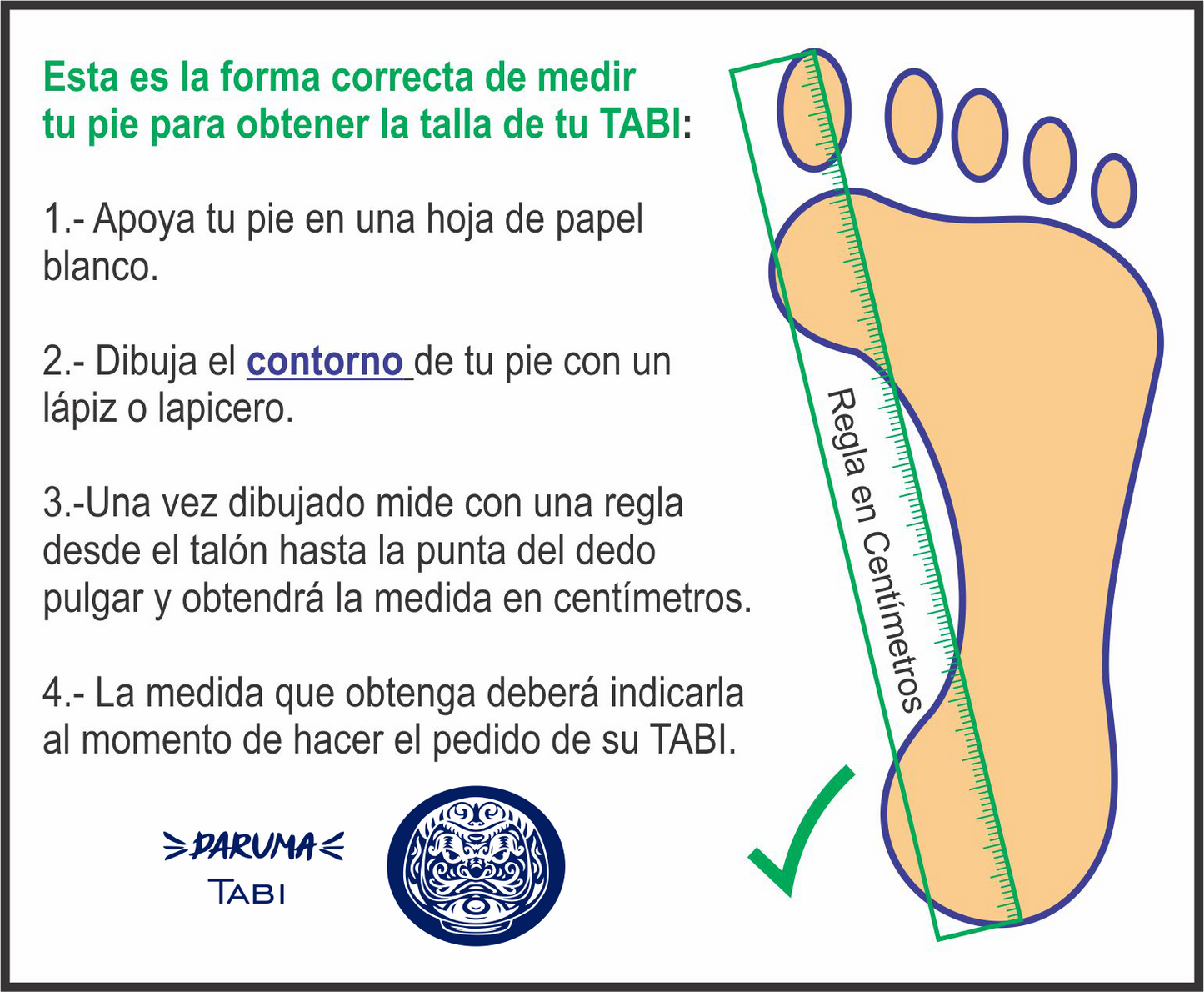 TABI DE INTERIOR: EN CUERO SUAVE o EN TELA FLEX DE ALGODÓN.